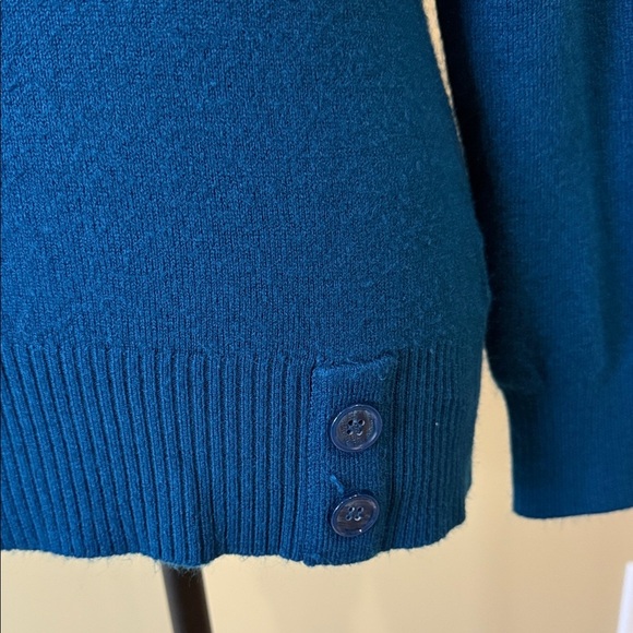 Reitmans Sweater Teal Blue Women's Size M - Picture 2 of 12